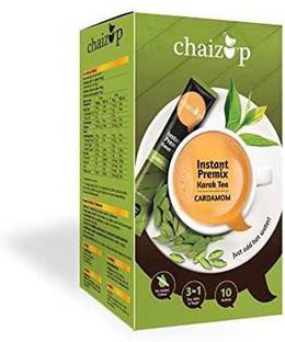 chaizup Cardamom Premix Sachet ,Elaichi Powder Mix Spices Instant Tea Box