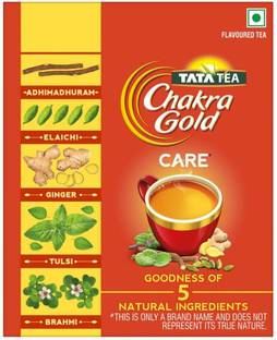 Tata Tea Chakra Gold Dust Tea with Goodness of Five Natural Ingredients Tea Box