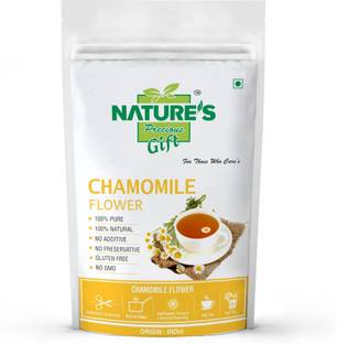 Nature's Precious Gift Chamomile Flower - 100 GM Chamomile Herbal Tea Pouch