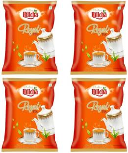 HILLCHA Royal Tea 1Kg | Blended Tea Leaves for Perfect Mixture of Taste & Aroma Cardamom Tea Pouch