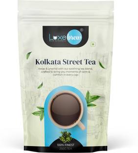LuxeBrew Kolkata Street Tea – Authentic Indian Chai Rich Bold Flavor Inspired by Bengal Tea Pouch
