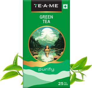 TE-A-ME Pure Green Tea Bags Box