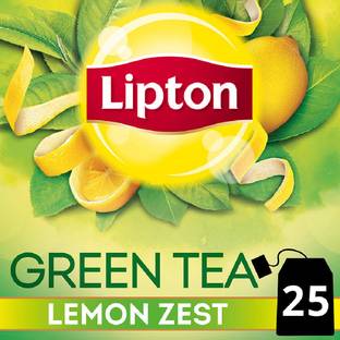 Lipton Zest Lemon Green Tea Bags Box