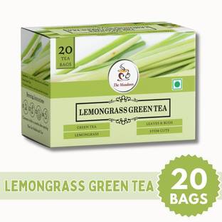 The Meadows Refreshing bright and zesty Lemon Grass Green Tea Bags Box