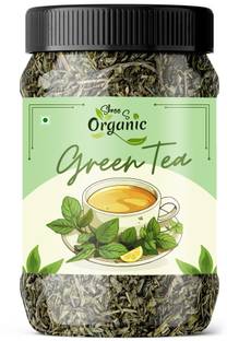 SHREE S ORGANIC Premium Green Tea | Weight Loss & Detox Support | 100g Loose Leaf Herbs Green Tea Mason Jar