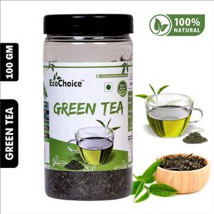 Ecochoice Green Tea for weight Loss & Build Immunity I Geen Tea ( 100 G) Green Tea Plastic Bottle