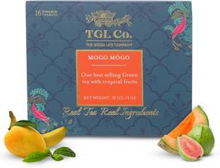 TGL Co. Mogo Mogo 16 | Rich in Anti Oxidant | Refreshing Mango, Banana, Sencha, Guava Green Tea Box
