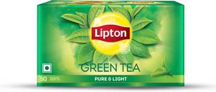 Lipton Pure & Light Unflavoured Green Tea Bags Box