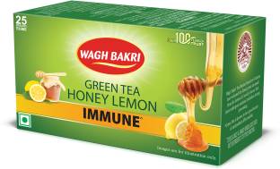 Waghbakri Green Honey Lemon Green Tea Box