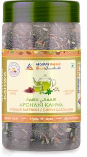 AFGHAN BAZAAR AFGHANI KAHWA | AFGHANI GREEN TEA | PREMIUM QUALITY | NATURAL TASTE | JAR PACK Green Tea Plastic Bottle
