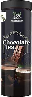 India Flavour Chocolate Tea Powder Organic Tea Rich & Aromatic Blends with Chocolate Tea Chocolate Tea Plastic Bottle