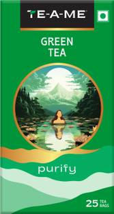 TE-A-ME Purify Green Tea, , Pack of 25 Tea Bags Green Tea Bags Box