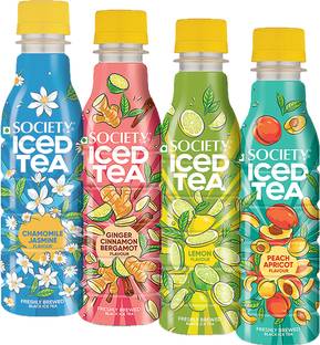 Society Ready to Drink Ginger, Jasmine, Lemon, Peach Iced Tea Plastic Bottle