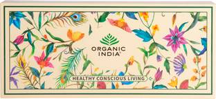ORGANIC INDIA Premium Speciality Tulsi Teas 60 Tea Bags Herbal Tea Bags Festive Gift Box