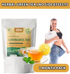 Nutrio Weight loss Green tea- Lemon grass Tea- Detox Tea, Slimmig tea Lemon Grass Herbal Tea Pouch