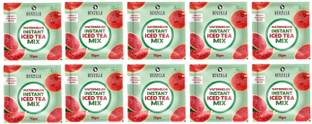 Bevzilla Watermelon Instant Iced Tea – Pack of 10 Refreshing IceTea Powder Sachets Unflavoured Iced Tea Pouch