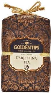 Golden Tips Brocade Bag Darjeeling Black Tea Pouch