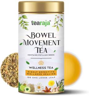 Tearaja Bowel Movement Tea, 100 GMS Chamomile, Peppermint Herbal Tea Vacuum Pack