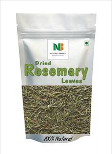 Nature's Bridge Rosemary Dried Leaves | Dry Rosemary - For Hair Growth & Rosemary Tea - 200 Gm Unflavoured Herbal Infusion Tea Pouch