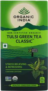 ORGANIC INDIA Tulsi Green Tea Bags Box