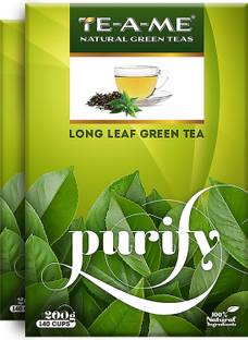 TE-A-ME Long Leaf Green Tea, 200 gms | Pure Green Tea | Green Tea Loose Leaves | Green Tea Box