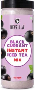 Bevzilla Black Currant Instant Iced Tea Mix | 400gms | Instant Mix |Black Currant Flavour Blackcurrant Iced Tea Plastic Bottle