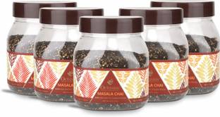 Octavius Masala CTC Chai | With Added Cinnamon, Cardamom, Clove, Black Pepper, Ginger Spices Masala Tea Mason Jar