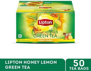 Lipton Lemon Honey, Lemon Green Tea Bags Box