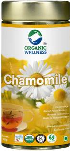 ORGANIC WELLNESS Calming & Soothing Sleep Tea for Stress and Anxiety | Caffeine Free Herbal Tea Chamomile Herbal Tea Tin