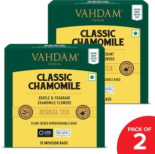 Vahdam Classic Herbal Tea Bags Box