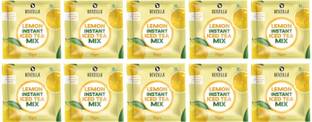Bevzilla Lemon Instant Iced Tea – Pack of 10 Refreshing Powder Sachets Lemon Iced Tea Pouch