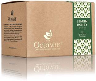 Octavius Honey & Lemon Green Tea Bags Box