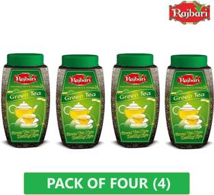 Rajbari Green Tea 100gx4 | 100% Pure & Natural | Weight Reducer & Immunity Booster Tea Green Tea Plastic Bottle