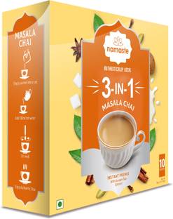 Namaste Chai Instant Tea Premix, Masala Chai | Assam | Milk and Sugar | Ready Mix Instant Tea Pouch