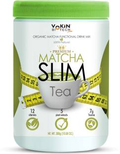 Vokin Biotech Premium Matcha Slim Green Tea Powder for Weight Loss Drink Unflavoured Matcha Tea Pouch