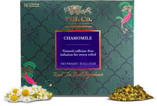 TGL Co. 16 Bags | Improve Sleep | Reduce Anxiety Chamomile Herbal Tea Box