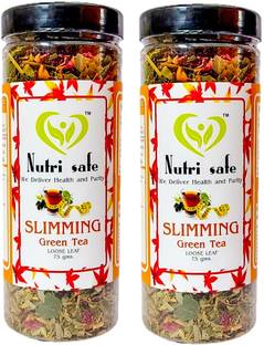 Nutri Safe slimming green tea reducing weight fast naturally Unflavoured Green Tea Plastic Bottle