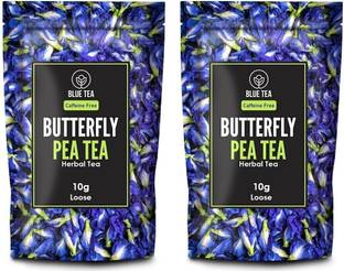 BLUE TEA Grade A Butterfly Pea Flower Tea (20 grams : 50 TeaCups) Herbal Tea Herbal Tea Pouch