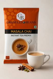 Granules and Beans Masala Tea Instant Premix |Masala Chai Instant Premix | Bulk Pack of 1 Kg, Instant Chai for Immunity & Freshness Spices Instant Tea Pouch
