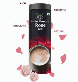 India Flavour Rose Tea Powder Organic Tea Rich & Aromatic Blends with Rose Tea Rose Tea Plastic Bottle
