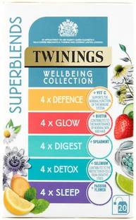 TWININGS Superblend Wellbeing Collection Instant Tea Bags Box