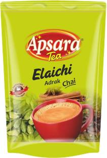 APSARA Elaichi Adrak Granule Chai | Ginger & Cardamom Flavoured Spiced Tea Tea Pouch