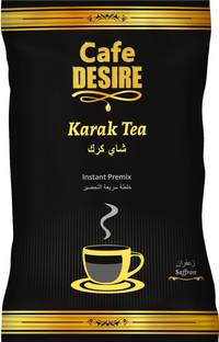 CAFE DESIRE Instant Saffron Karak Tea Premix 1 KG Saffron Instant Tea Pouch