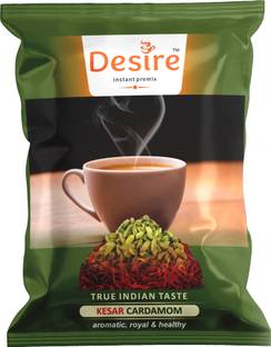 Desire Kesar Cardamom instant premix tea for manual and vending machine usage Saffron, Cardamom Tea Pouch 500Gms Saffron, Cardamom Tea Pouch