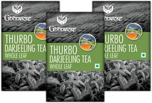 Goodricke Thurbo Whole Leaf Darjeeling Tea (100 GM)- Pack of 3 Unflavoured Black Tea Box
