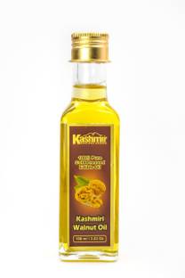 kashmir online store 100% Pure And Natural Walnut Oil For Skin, Face And Healthy Hair Growth Walnut Oil Glass Bottle