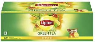 Lipton HONEY LEMON GREEN TEA 100 TEA BAGS X 1 Green Tea Bags Box