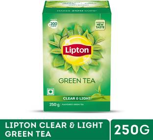 Lipton Clear and Light J&A Green Tea Box
