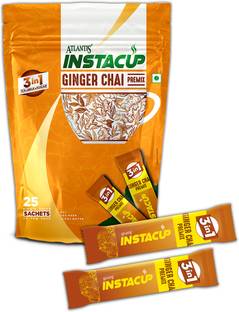 ATLANTIS Instacup Ginger Tea Premix Sachets, Instant Tea Sachets Ginger Instant Tea Pouch