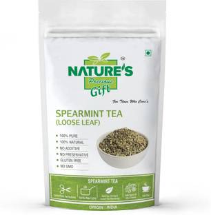 Nature's Precious Gift Spearmint Tea - 1 kg - Jumbo Super Saver Wholesale Pack Herbal Tea Pouch